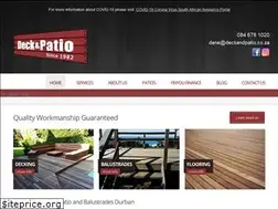 Sites similar to deckandpatio.co.za