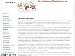 Sites similar to deckblaetter.eu