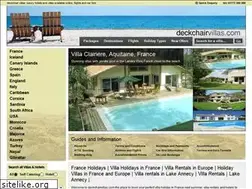 Sites similar to deckchairvillas.com