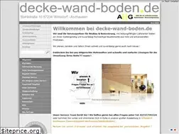 Sites similar to decke-wand-boden.de