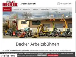 Sites similar to decker-arbeitsbuehnen.de