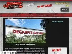 Sites similar to deckerssalvage.com