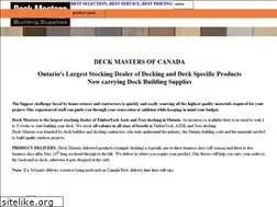 Sites similar to deckmasters.ca