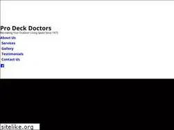 Sites similar to deckprodoctor.com