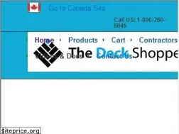 Sites similar to deckshoppe.com