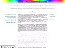 Sites similar to declarationofmontreal.org