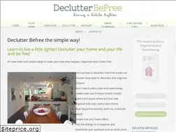 Sites similar to declutterbefree.com