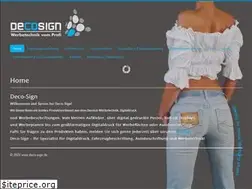 Sites similar to deco-sign.de