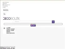 Sites similar to decoboutik.com