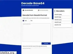 Sites similar to decodebase64.net