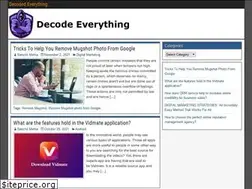 Sites similar to decodedeverything.com