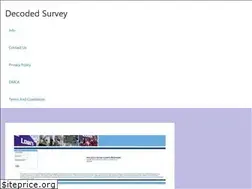 Sites similar to decodedsurvey.info