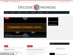 Sites similar to decodeingress.me
