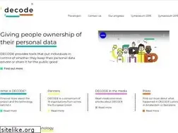 Sites similar to decodeproject.eu