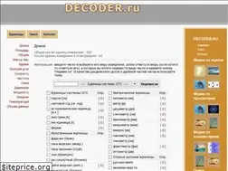 Sites similar to decoder.ru