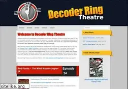 Sites similar to decoderringtheatre.com