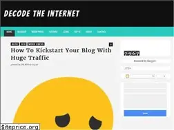 Sites similar to decodetheinternet.blogspot.com