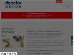 Sites similar to decofor-plomberie.fr