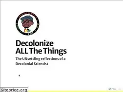 Sites similar to decolonizeallthethings.com