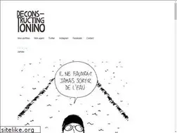 Sites similar to deconstructingtonino.blogspot.com