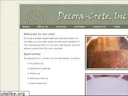 Sites similar to decora-crete.com