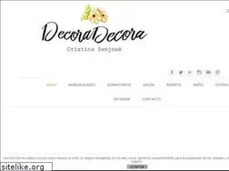 Sites similar to decoradecora.es