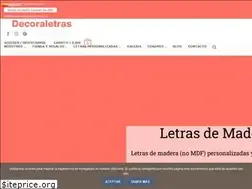 Sites similar to decoraletras.com