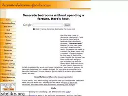 Sites similar to decorate-bedrooms-for-less.com