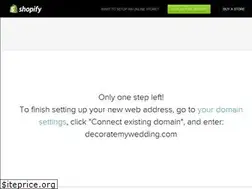 Sites similar to decoratemywedding.com