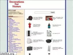 Sites similar to decorationsforhomes.com