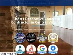 Sites similar to decorativeconcreteofvirginia.com