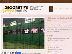 Sites similar to decorativecustomframing.com