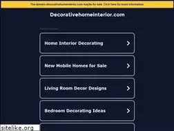 Sites similar to decorativehomeinterior.com