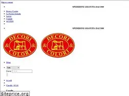 Sites similar to decoriecolorishop.it