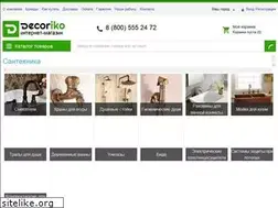 Sites similar to decoriko.ru