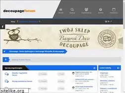 Sites similar to decoupageforum.pl