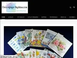 Sites similar to decoupagenapkins.com
