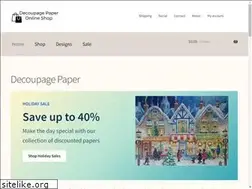 Sites similar to decoupagepaper.net