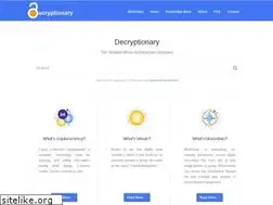 Sites similar to decryptionary.com