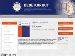 Sites similar to dedekorkutdergisi.com