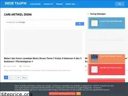 Sites similar to dedetaufik.blogspot.com
