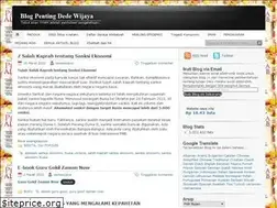 Sites similar to dedewijaya.wordpress.com