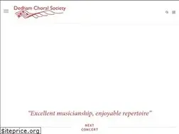 Sites similar to dedhamchoral.org