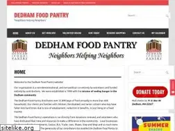 Sites similar to dedhamfoodpantry.org