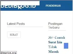 Sites similar to dediblog.id