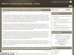 Sites similar to dedicatedhostingarea.org