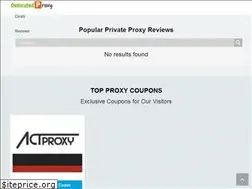 Sites similar to dedicatedproxies.net