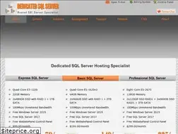 Sites similar to dedicatedsqlserver.com