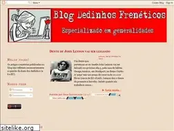 Sites similar to dedinhosfreneticos.blogspot.com