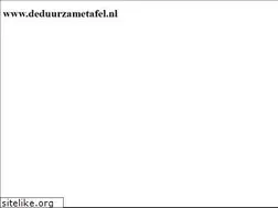 Sites similar to deduurzametafel.nl